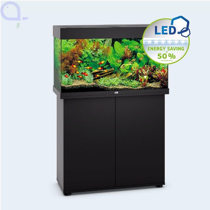 Juwel Rio 125 LED - schwarz mit SBX Unterschrank aquaPro2000