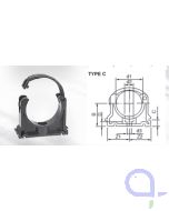 PVC Rohrklemme 40 mm