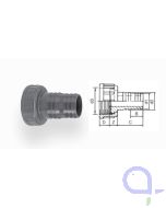 PVC Schlauchtülle 3/4" x 18 x 16 