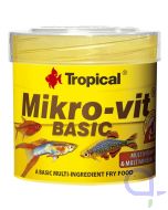 Tropical Mikrovit Basic- Aufzuchtfutter Staubfutter