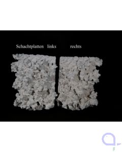 Riffkeramik Schachtplatte 35x72 rechts