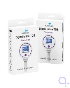 AutoAqua Titanium S3 Digital Inline TDS Messgerät