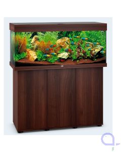 Juwel Rio125 LED Aquariumkombination dunkles Holz