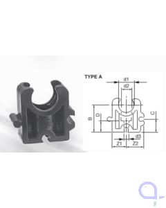 PVC Rohrklemme 10 mm