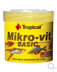 Tropical Mikrovit Basic- Aufzuchtfutter Staubfutter