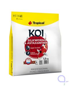 Tropical Koi Silkworm & Astaxanthin Pellet Size - L - 1,5 kg 