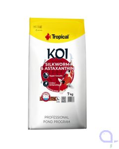 Tropical Koi Silkworm & Astaxanthin Pellet Size - L - 7 kg 