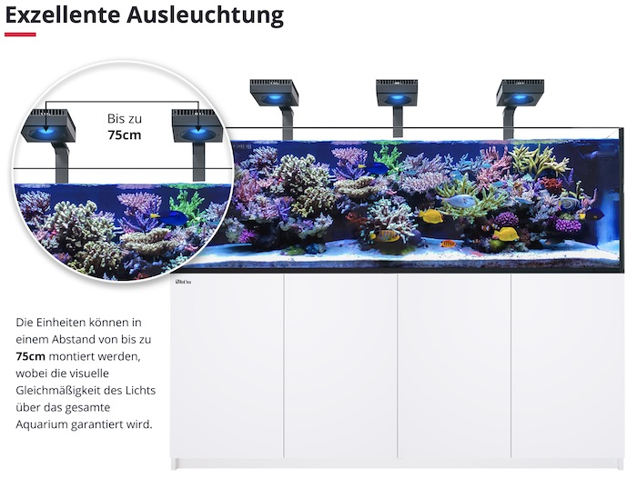 Ausleuchtung mit der ReefLED 160S